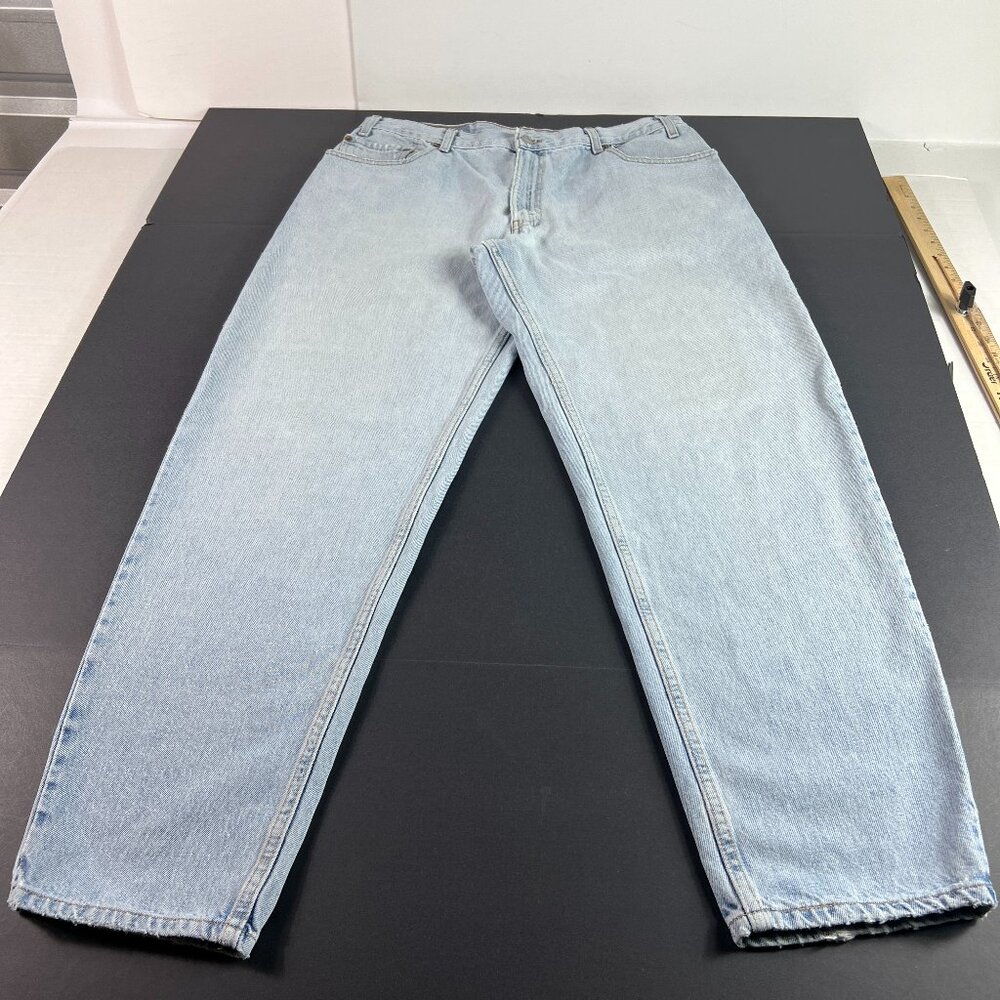 Y2K Levi's Jeans Mens 35x31* 560 Loose Tapered Blue Faded Cotton Denim Tag 36x32